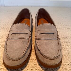 Born Women's Gray Suede Loafers
